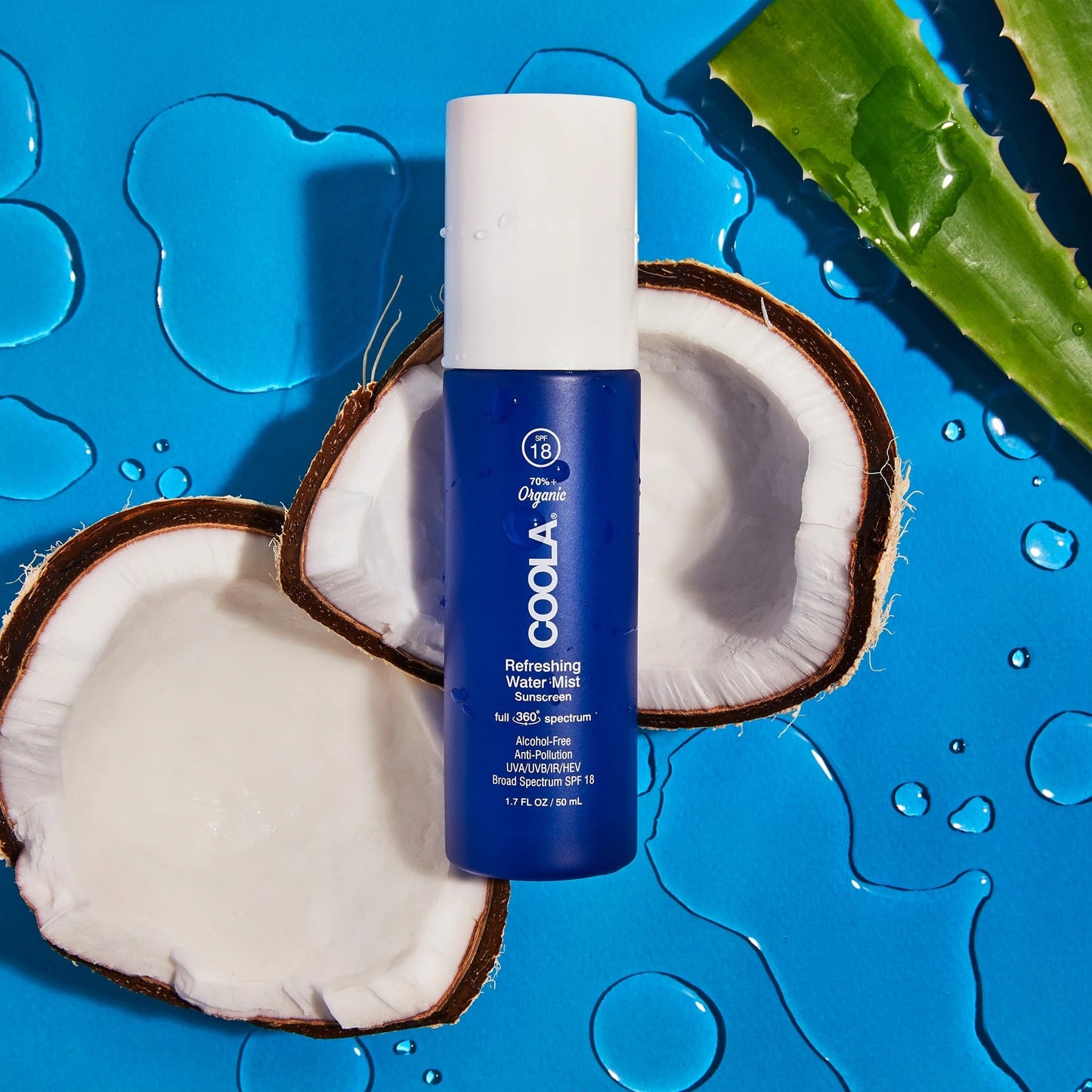 COOLA - Brume d'Eau Rafraîchissante FPS 18 - Écran Solaire - 50 ml