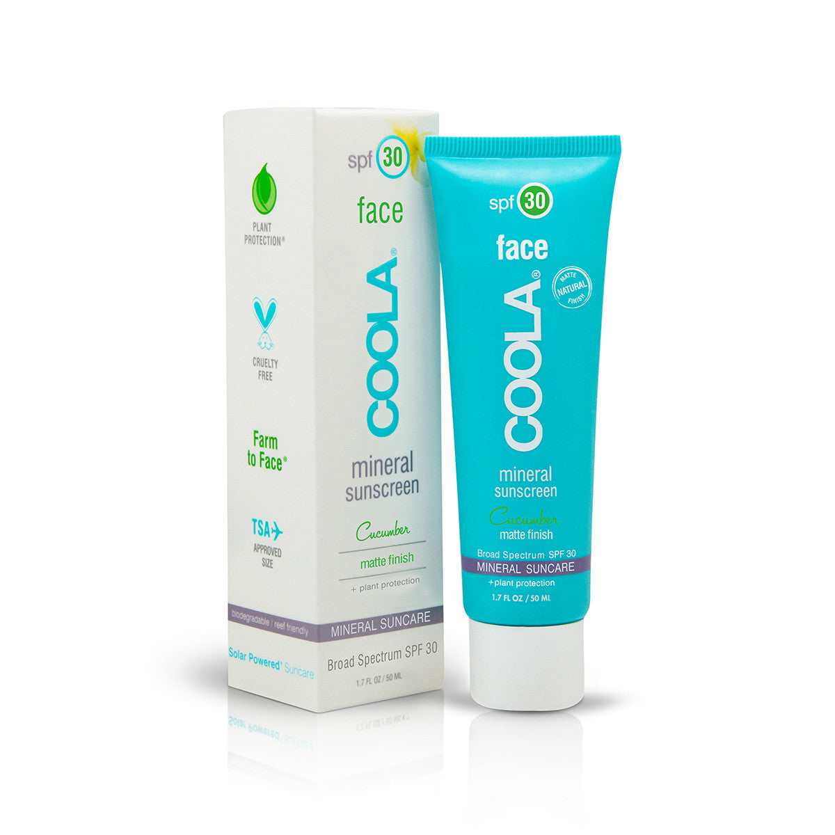COOLA / Crème Solaire Classique Visage FPS 30 Concombre