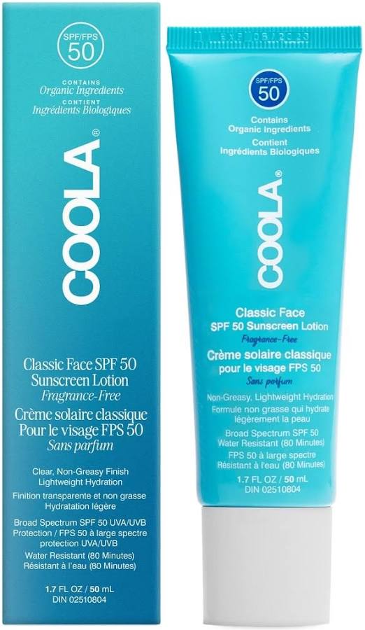 COOLA - Crème Solaire Classique Visage FPS 30 Concombre
